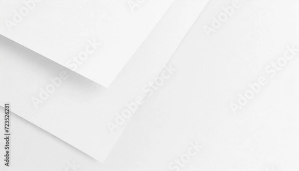 Obraz white paper on a white