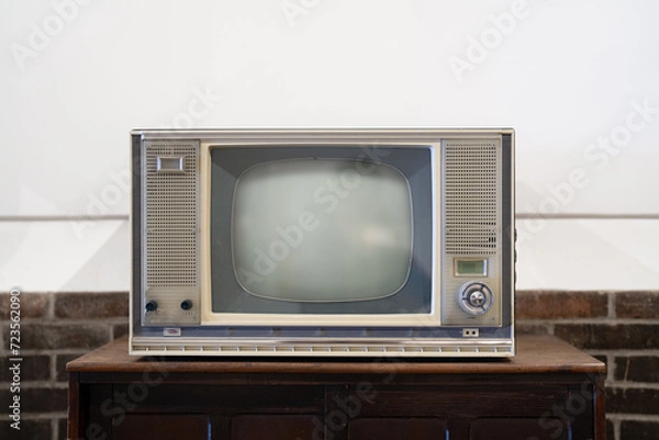 Fototapeta 古く昭和レトロなテレビ