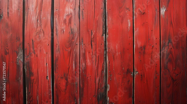 Fototapeta 赤色の木目の背景