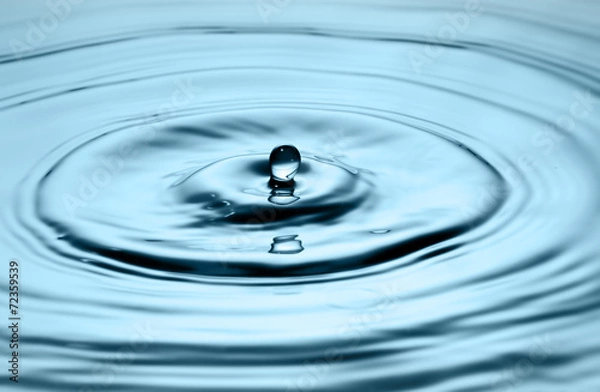 Fototapeta Water drop close up