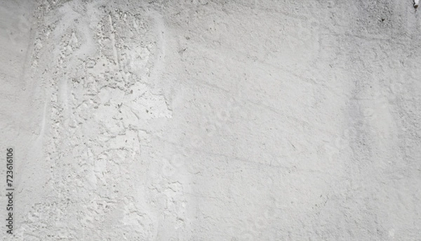 Fototapeta Old White Raw Concrete Wall Texture Background Suitable for Presentation and Web Templates with Space for Text.