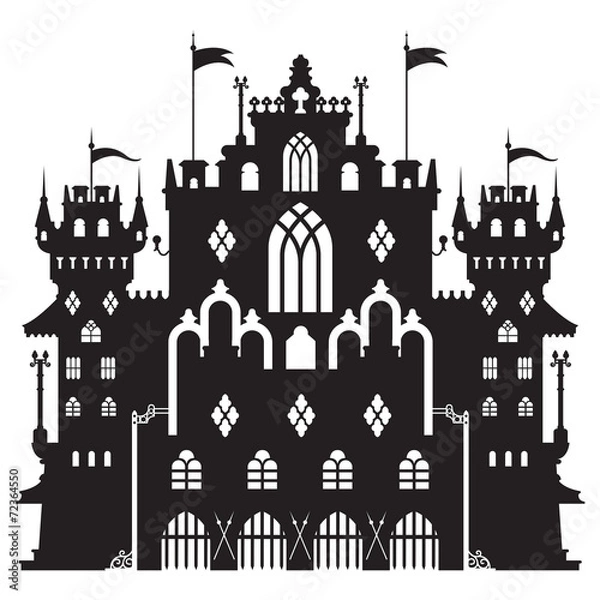 Obraz Castle Vintage Vector