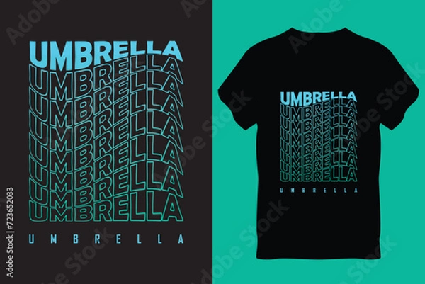 Obraz Wavy Text Effect T-Shirt Design Vector