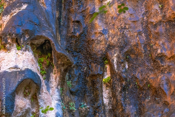 Fototapeta wall with a stone