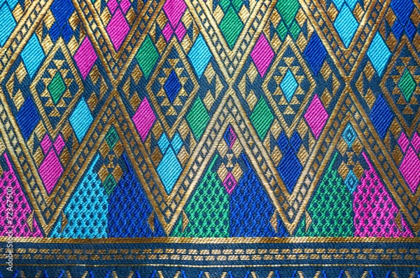 Obraz Asia silk fabric pattern background