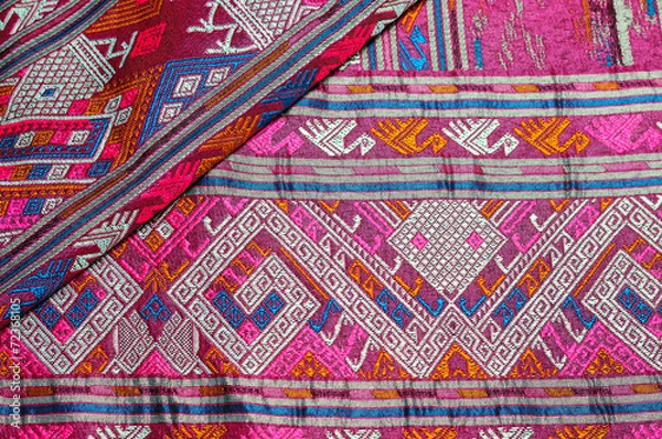 Obraz Asia silk fabric pattern background