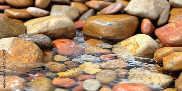 Obraz pebbles on the beach