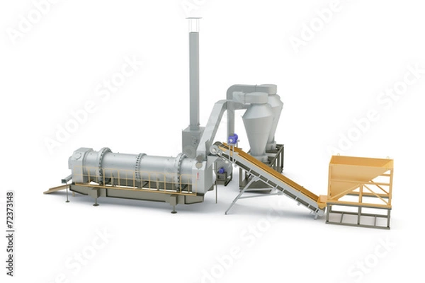 Fototapeta Equipment, the mechanism on white background
