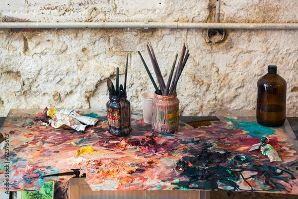 Obraz Pędzle artysty