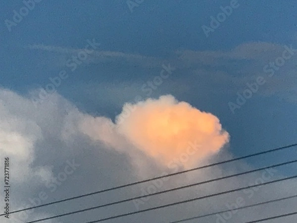 Obraz Sun behind the cloud