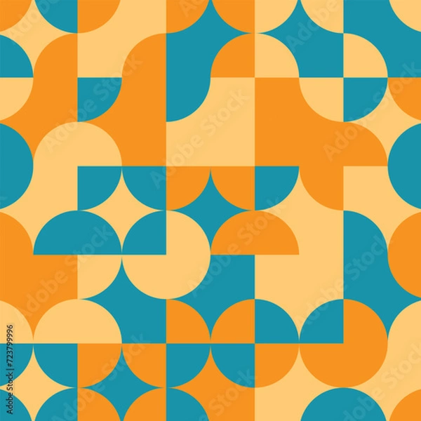 Obraz Vector seamless geometric pattern design