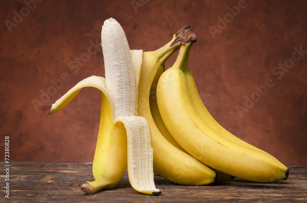 Obraz bananowa martwa natura