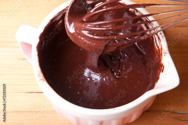 Obraz chocolate Cake batter
