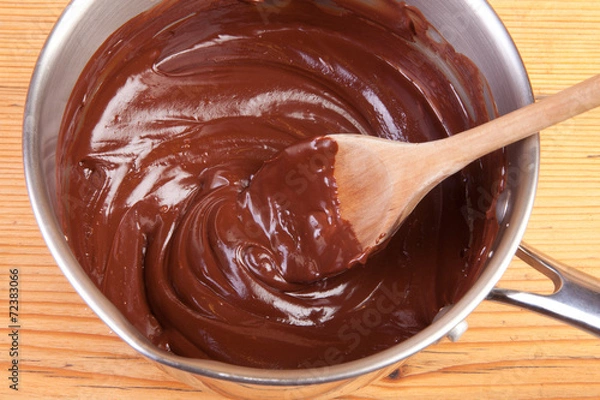 Obraz chocolate ganache