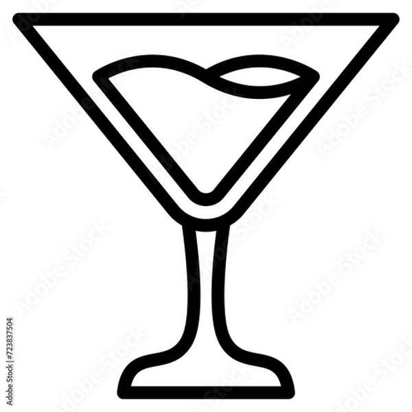 Fototapeta Coktail Icon