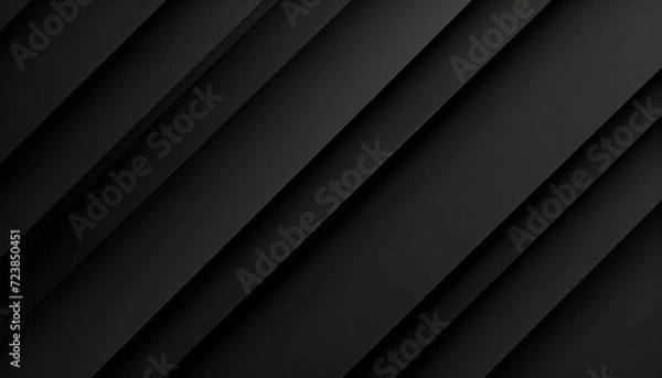 Obraz Abstract black matte striped background
