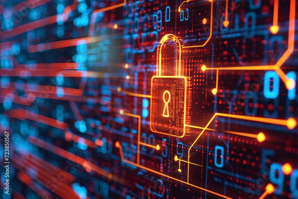 Fototapeta Cybersecurity