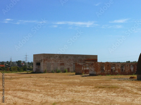 Obraz industrial brick building