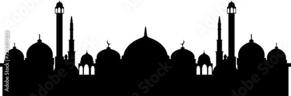 Obraz Mosque Silhouette Icon