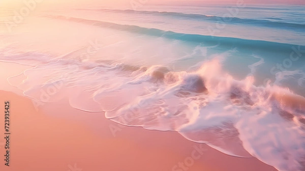 Obraz Panoramic natural landscape of beautiful beach