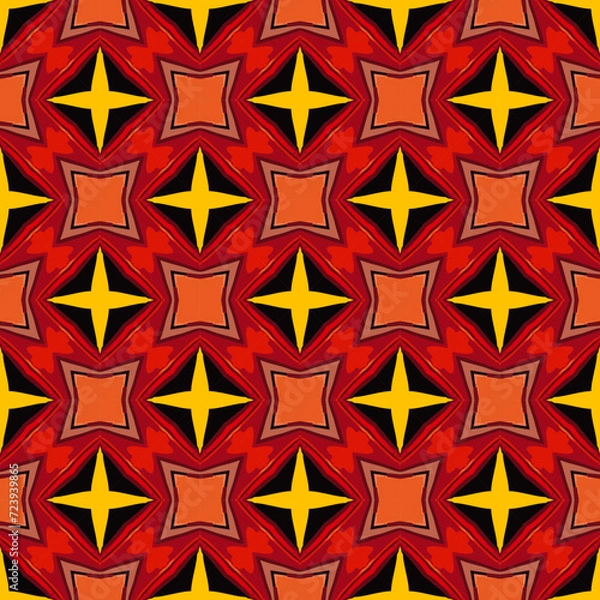 Obraz textile simple abstract batik carpet pattern