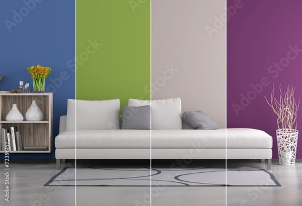 Fototapeta Wohnraum Collage