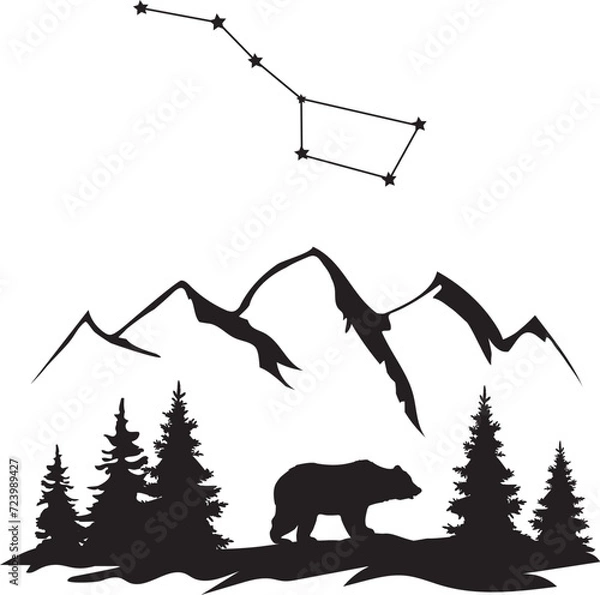 Obraz Vector Mama Bear