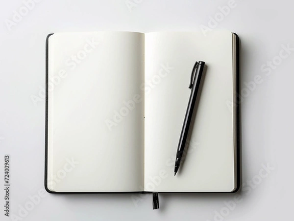 Obraz notebook and pen