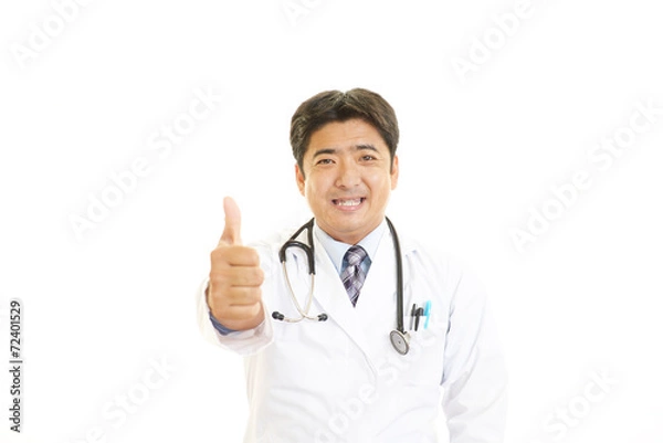 Fototapeta 笑顔の医師