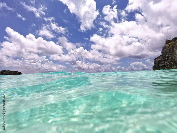 Fototapeta Tropical paradise on the Bermuda islands