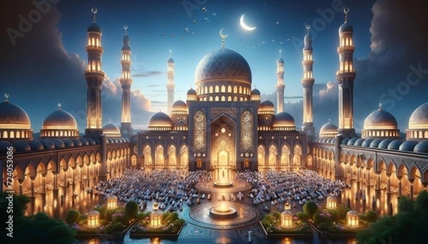 Obraz Ramadan mosque background