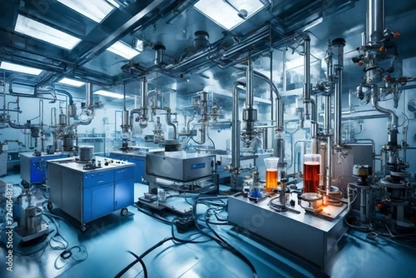 Fototapeta chemical equipment