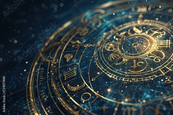 Obraz Zodiac astrology symbols