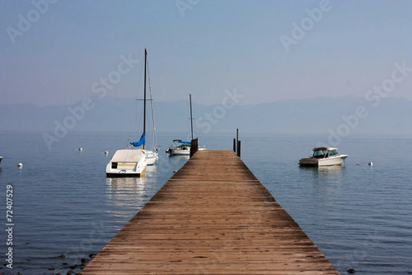 Obraz Berth on Tahoe lake