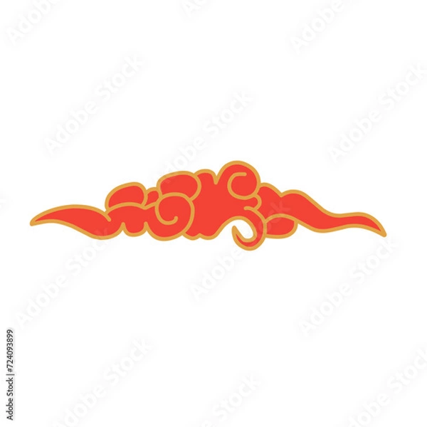 Obraz Chinese Clouds Ilustration