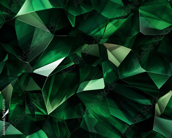 Obraz Abstract seamless emerald background