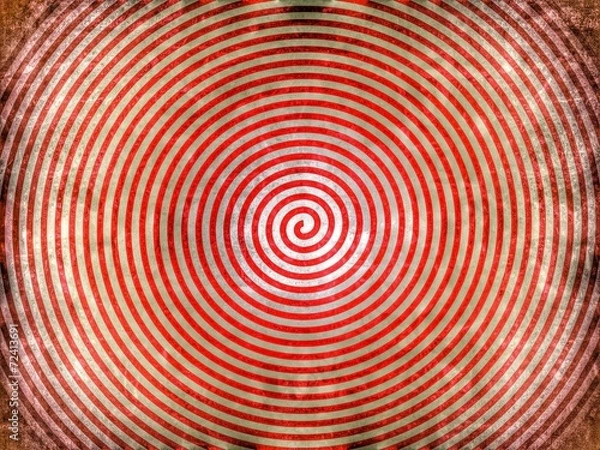 Obraz roter Spiralformhintergrund...