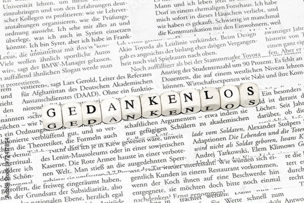 Fototapeta Gedankenlos