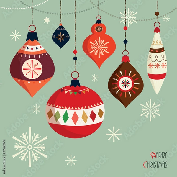 Obraz Christmas card