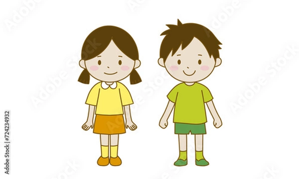 Obraz 男の子と女の子