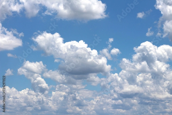 Fototapeta blue sky with clouds. sky and clouds. blue sky and clouds.