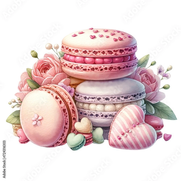 Obraz Macaroon Valentine