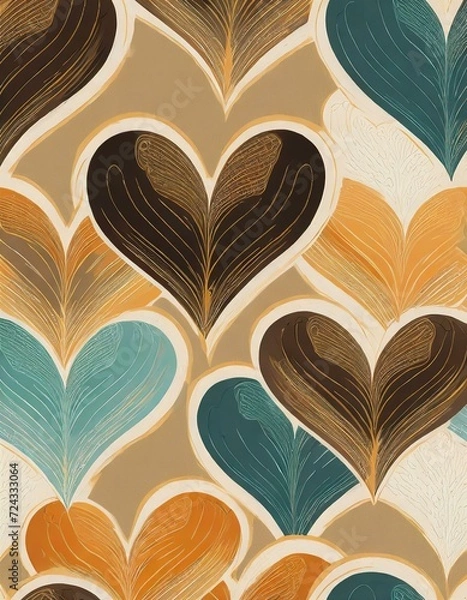 Obraz book with hearts