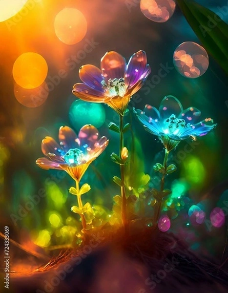 Fototapeta background with bubbles