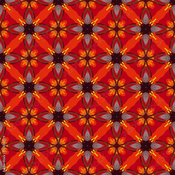 Fototapeta textile simple abstract batik carpet daster pillow