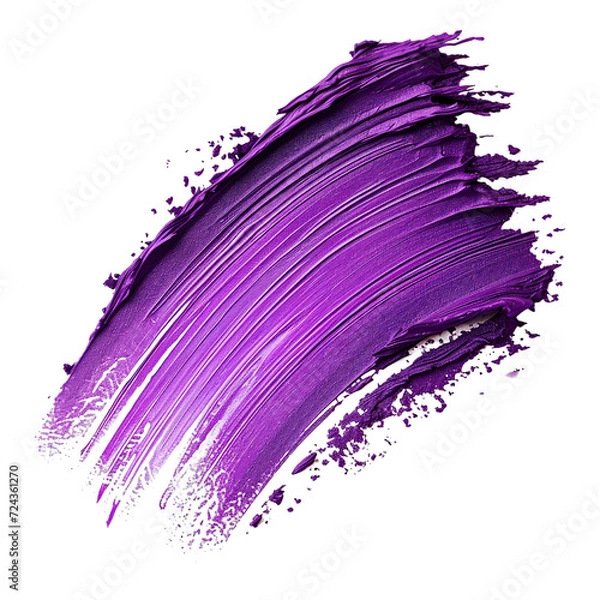 Obraz Purple color Smudge, isolated PNG object