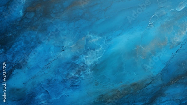 Fototapeta painted blue stone effect background 