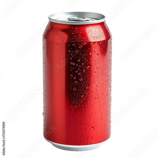 Fototapeta Soda can, isolated PNG object