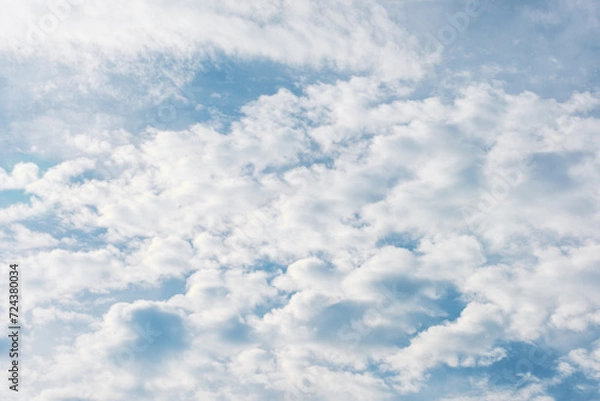 Fototapeta cloudy blue sky