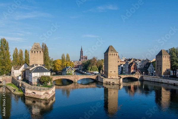 Obraz Les ponts couverts à Strasbourg